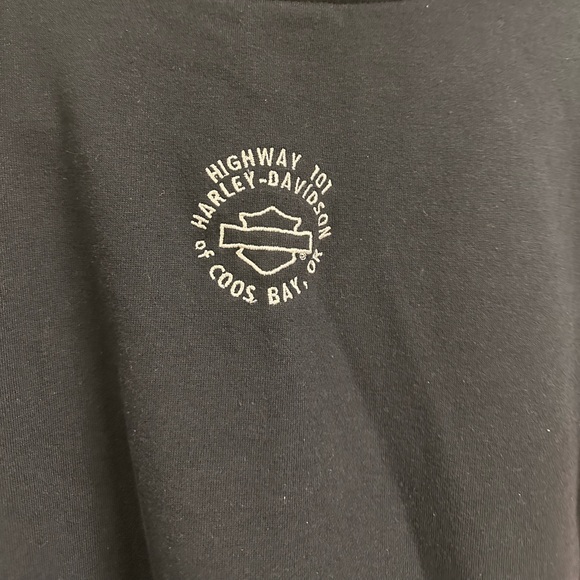 Harley Davidson v neck pull over sweatshirt Coos Bay, OR size XL men’s - Picture 4 of 5